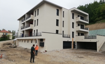 ST GENEST LERPT Construction de 2 immeubles de 12 logements chacun et garages Lieu-dit La Reine Rue Jean Macé _5